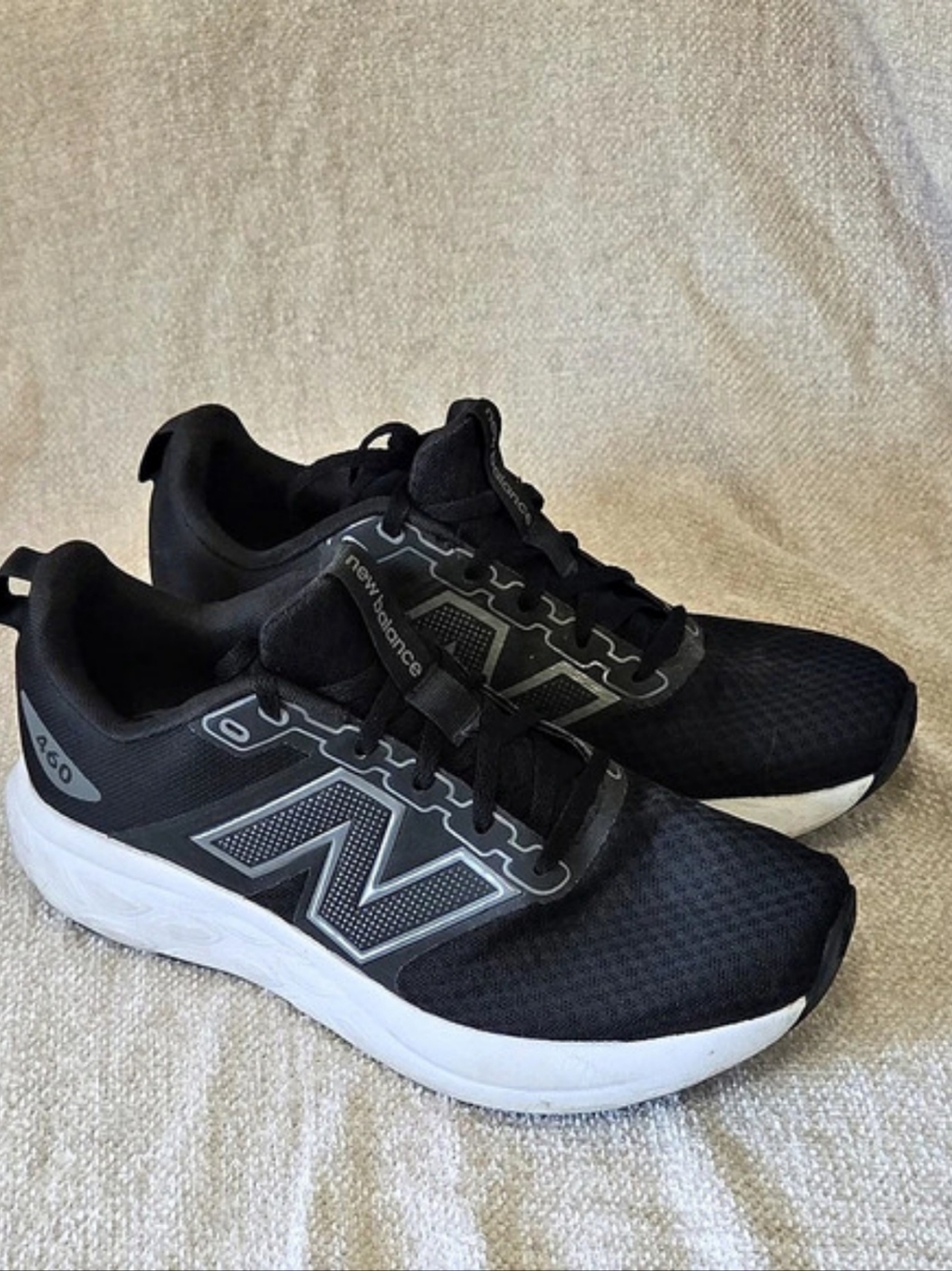 New Balance 460v3 Running Shoes in Black & White